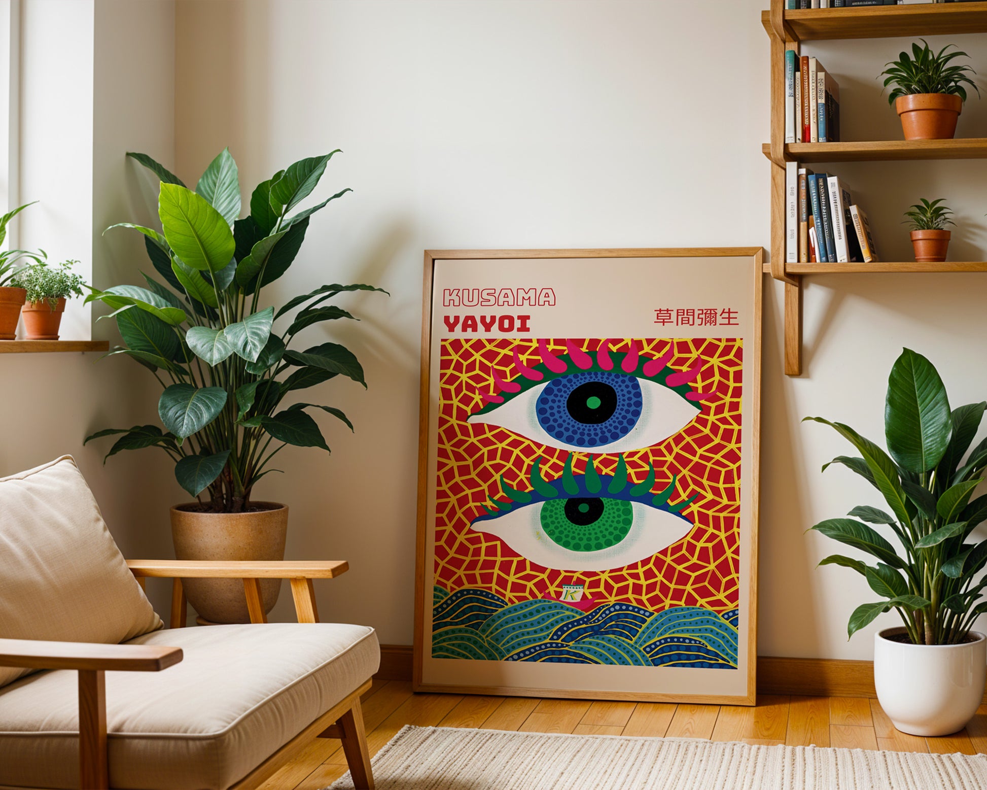 Yayoi Kusama Eyes Poster - GroovyGrove