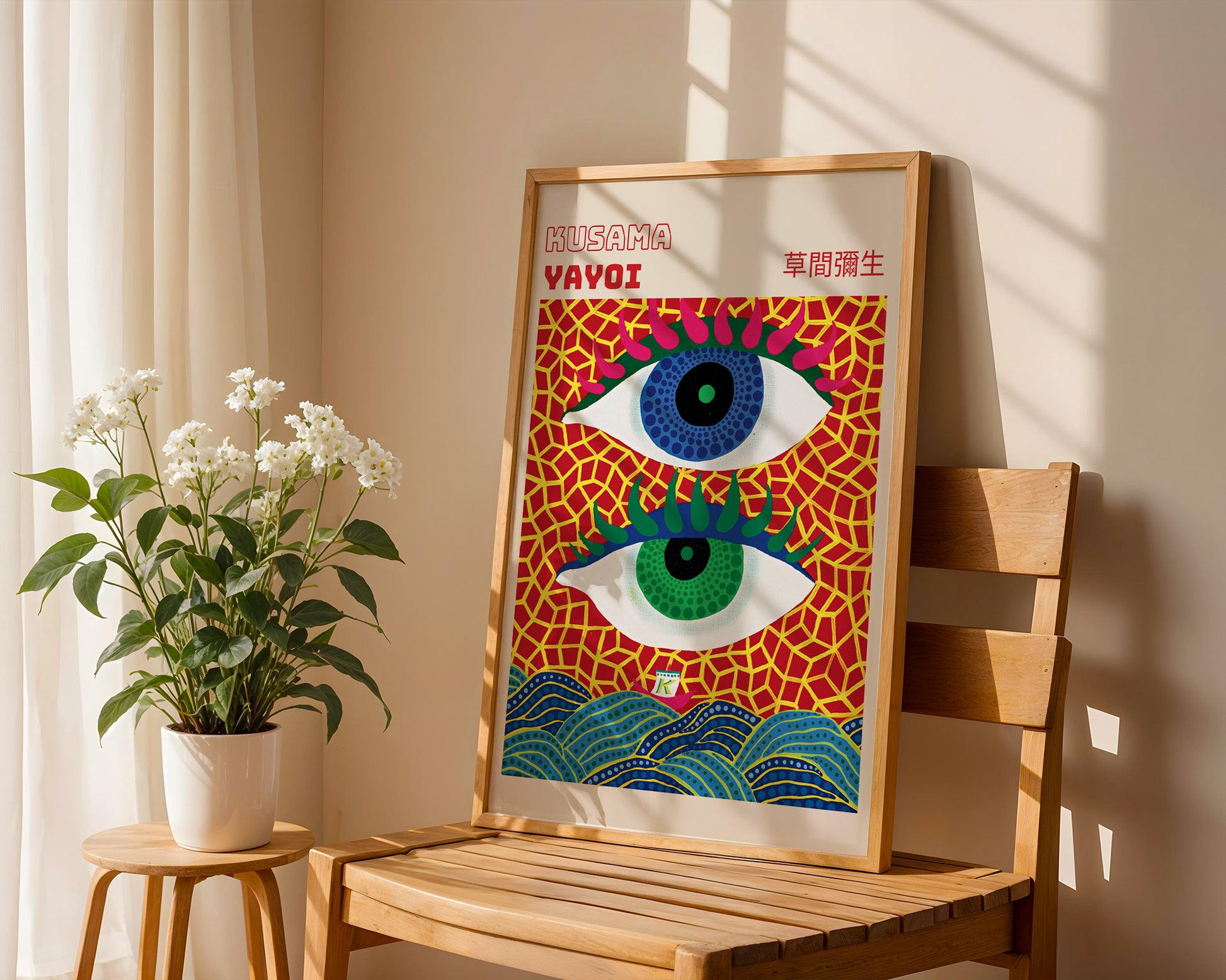 Yayoi Kusama Eyes Poster - GroovyGrove