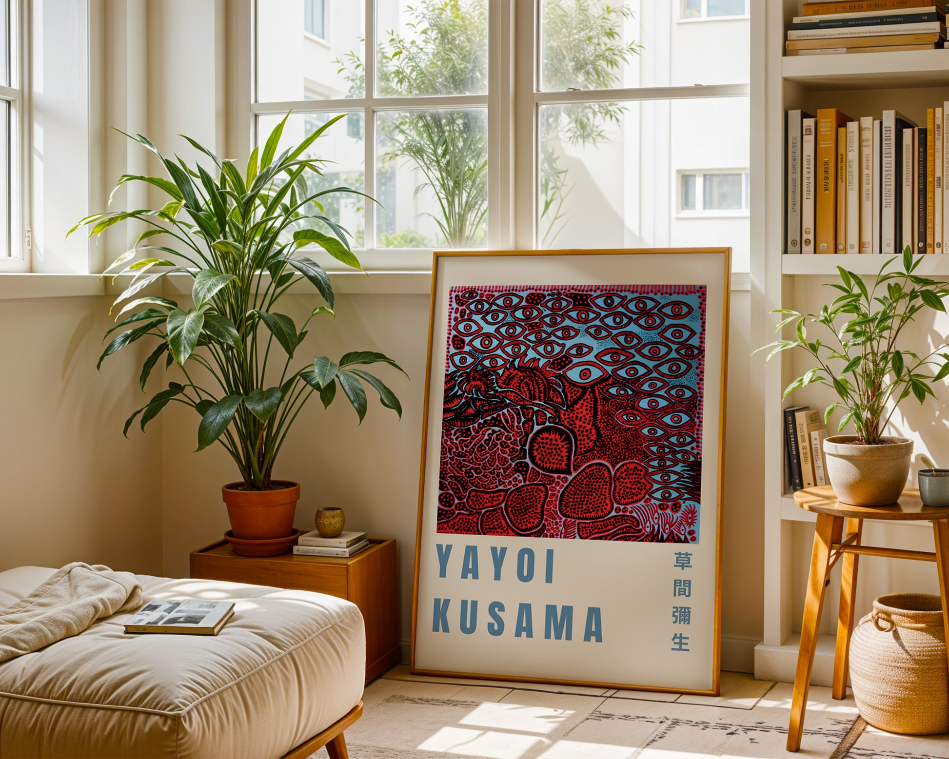 Yayoi Kusama Red Eyes Poster - GroovyGrove