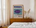 Yayoi Kusama Blue Leaf Poster - GroovyGrove