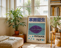 Yayoi Kusama Blue Leaf Poster - GroovyGrove