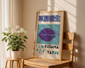 Yayoi Kusama Blue Leaf Poster - GroovyGrove