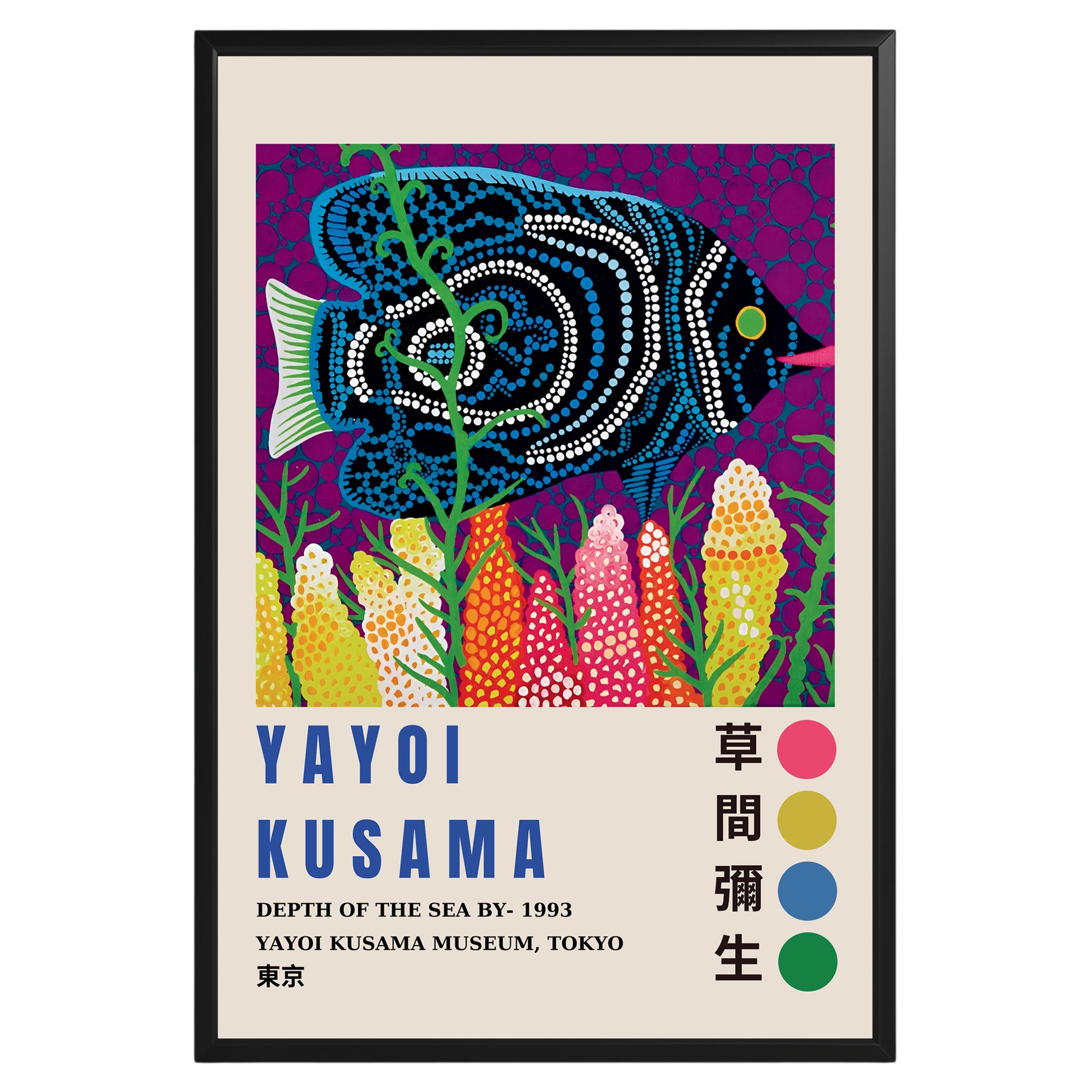 Yayoi Kusama Depth of The Sea Poster - GroovyGrove