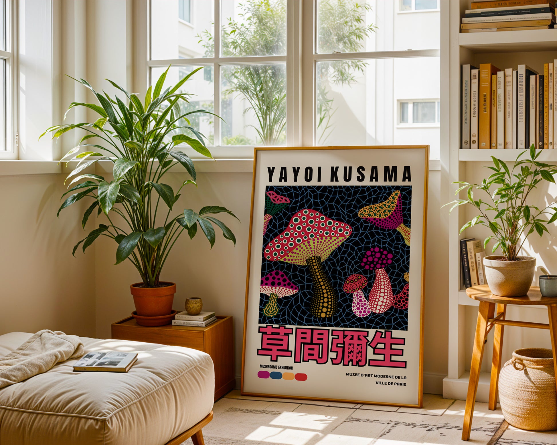 Yayoi Kusama Infinity Mushrooms Poster - GroovyGrove