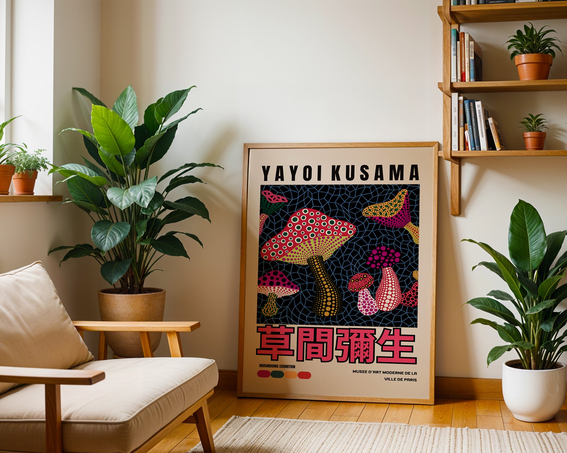 Yayoi Kusama Infinity Mushrooms Poster - GroovyGrove