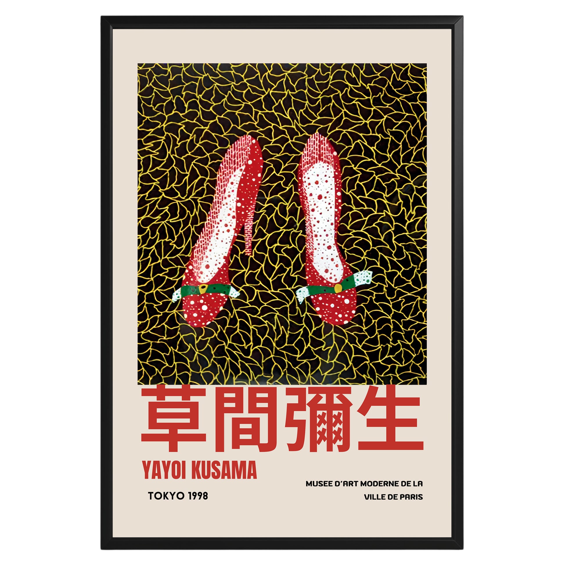 Yayoi Kusama High Heel Poster - GroovyGrove