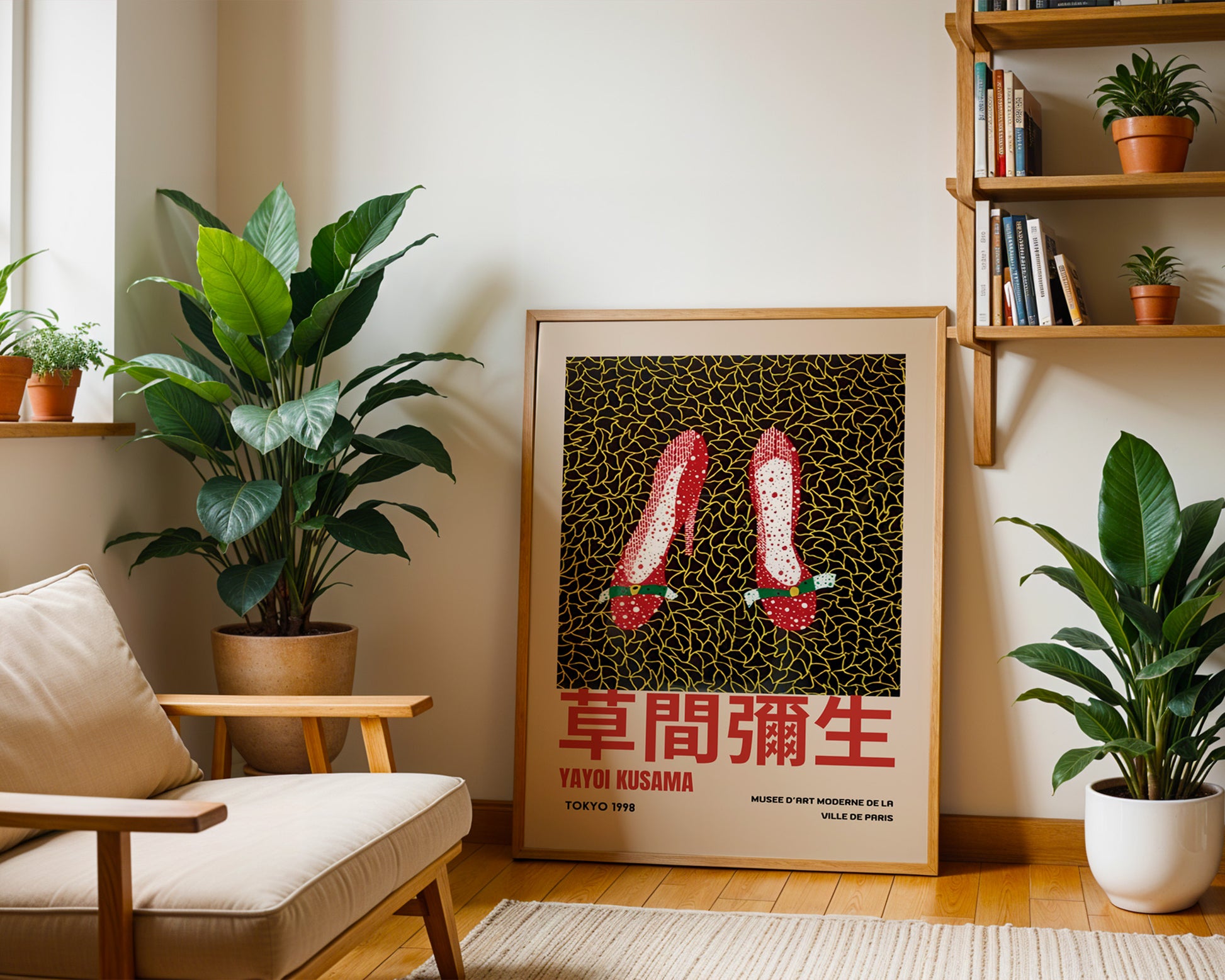 Yayoi Kusama High Heel Poster - GroovyGrove