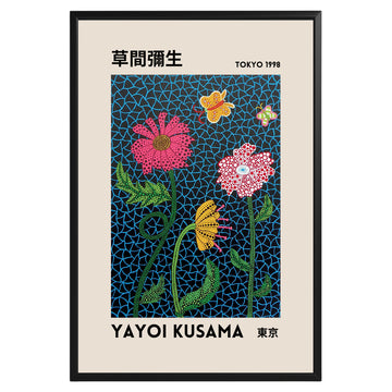 Yayoi Kusama Flower Butterfly Poster - GroovyGrove