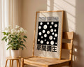 Yayoi Kusama Black White Dots Poster - GroovyGrove