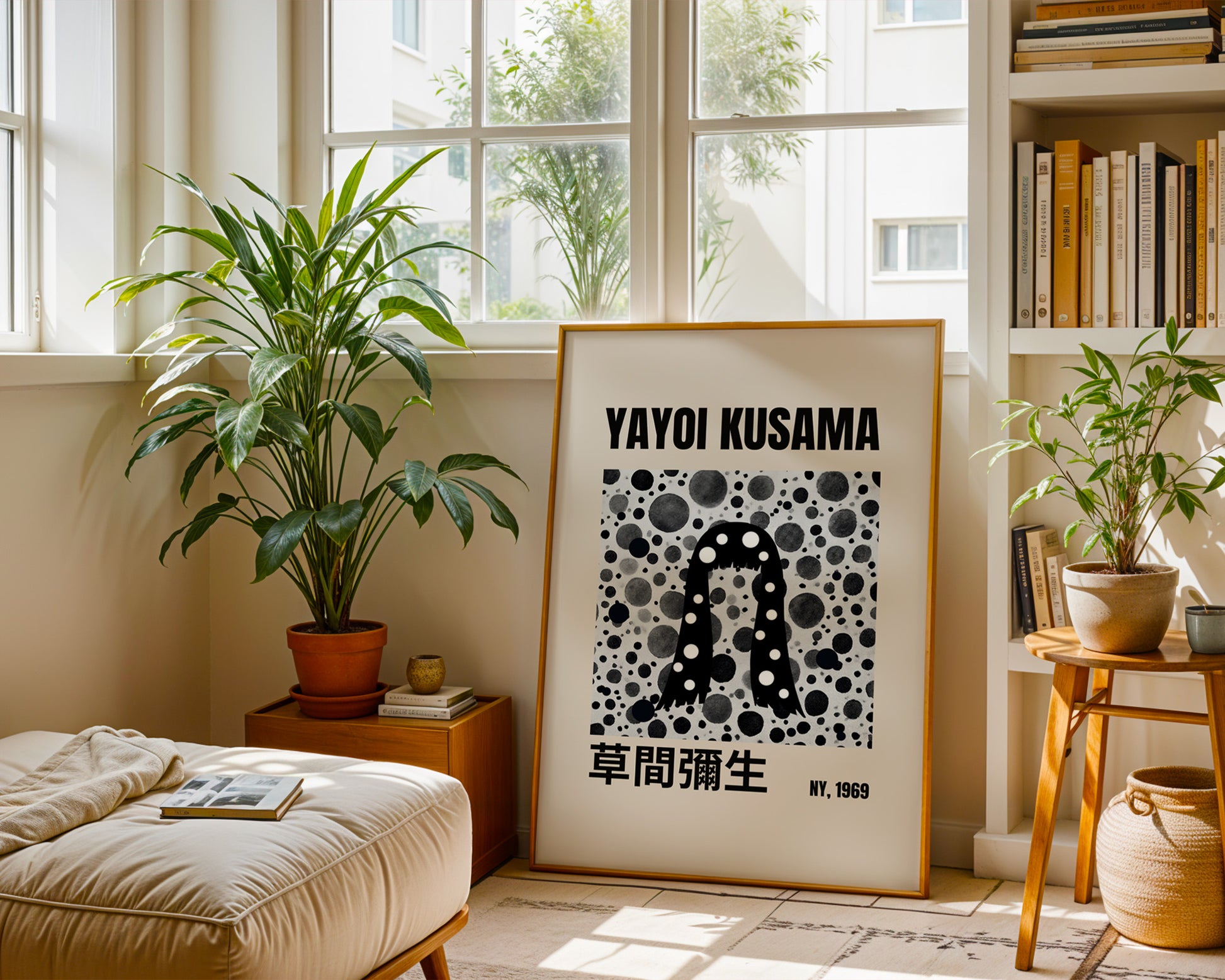 Yayoi Kusama Black Hair Poster - GroovyGrove