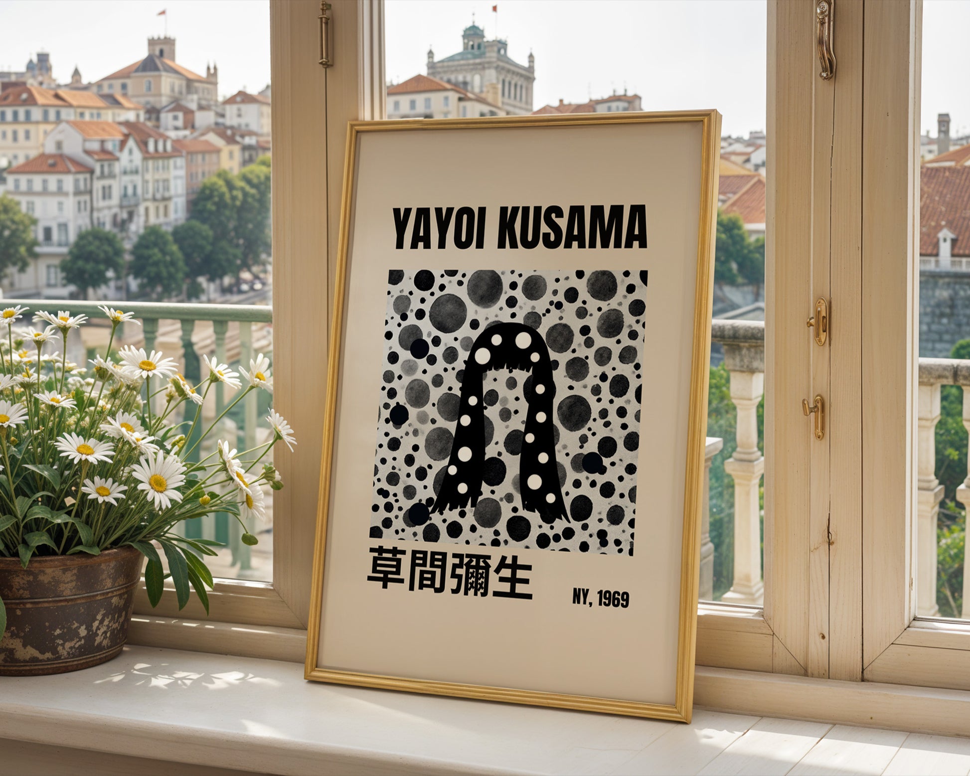 Yayoi Kusama Black Hair Poster - GroovyGrove