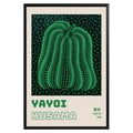 Yayoi Kusama Green Pumpkin Poster - GroovyGrove