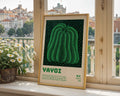 Yayoi Kusama Green Pumpkin Poster - GroovyGrove