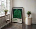 Yayoi Kusama Green Pumpkin Poster - GroovyGrove