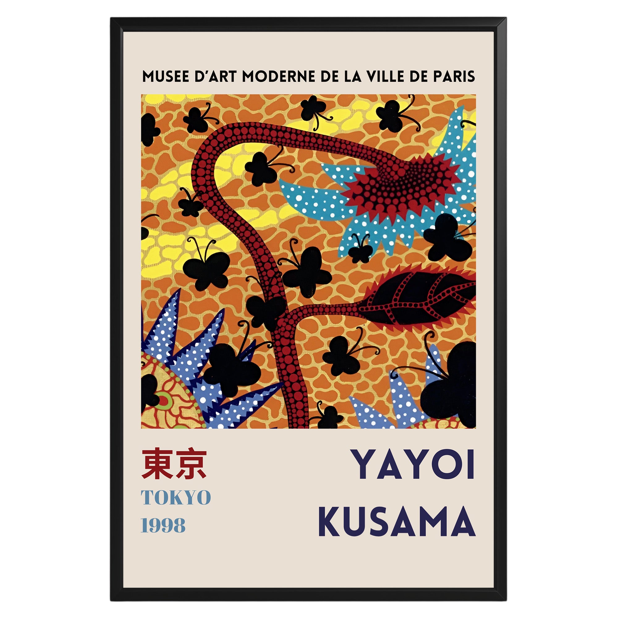 Yayoi Kusama Tokyo 1998 Poster - GroovyGrove