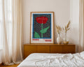 Yayoi Kusama Red Flower Poster - GroovyGrove