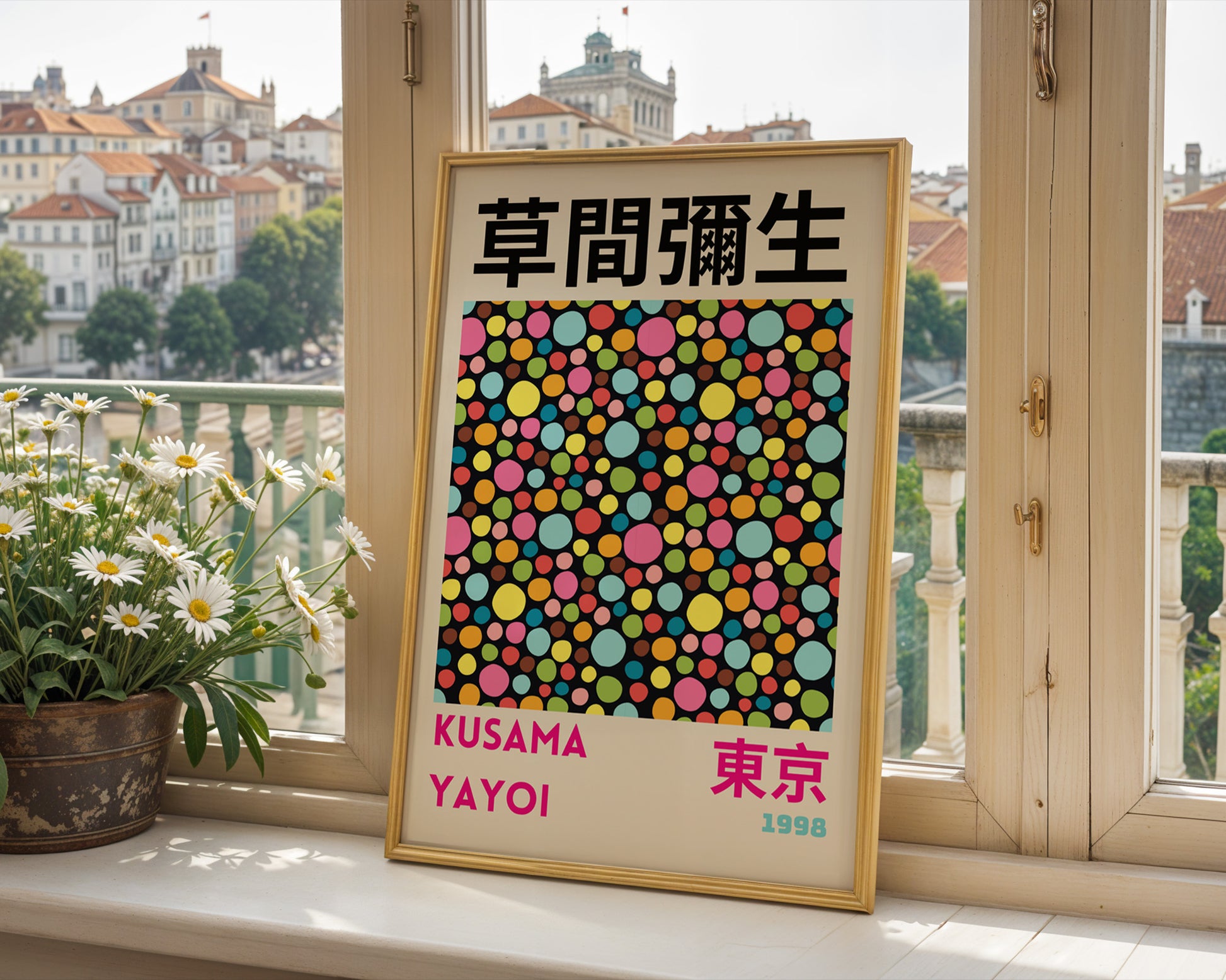 Yayoi Kusama Doodle Dots Poster - GroovyGrove