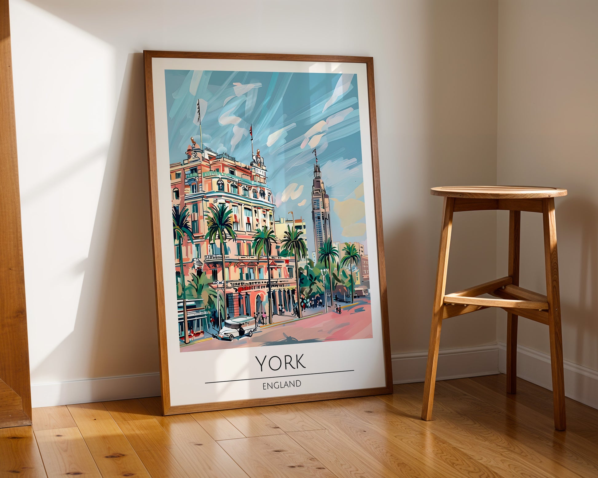 York England Travel Poster - GroovyGrove