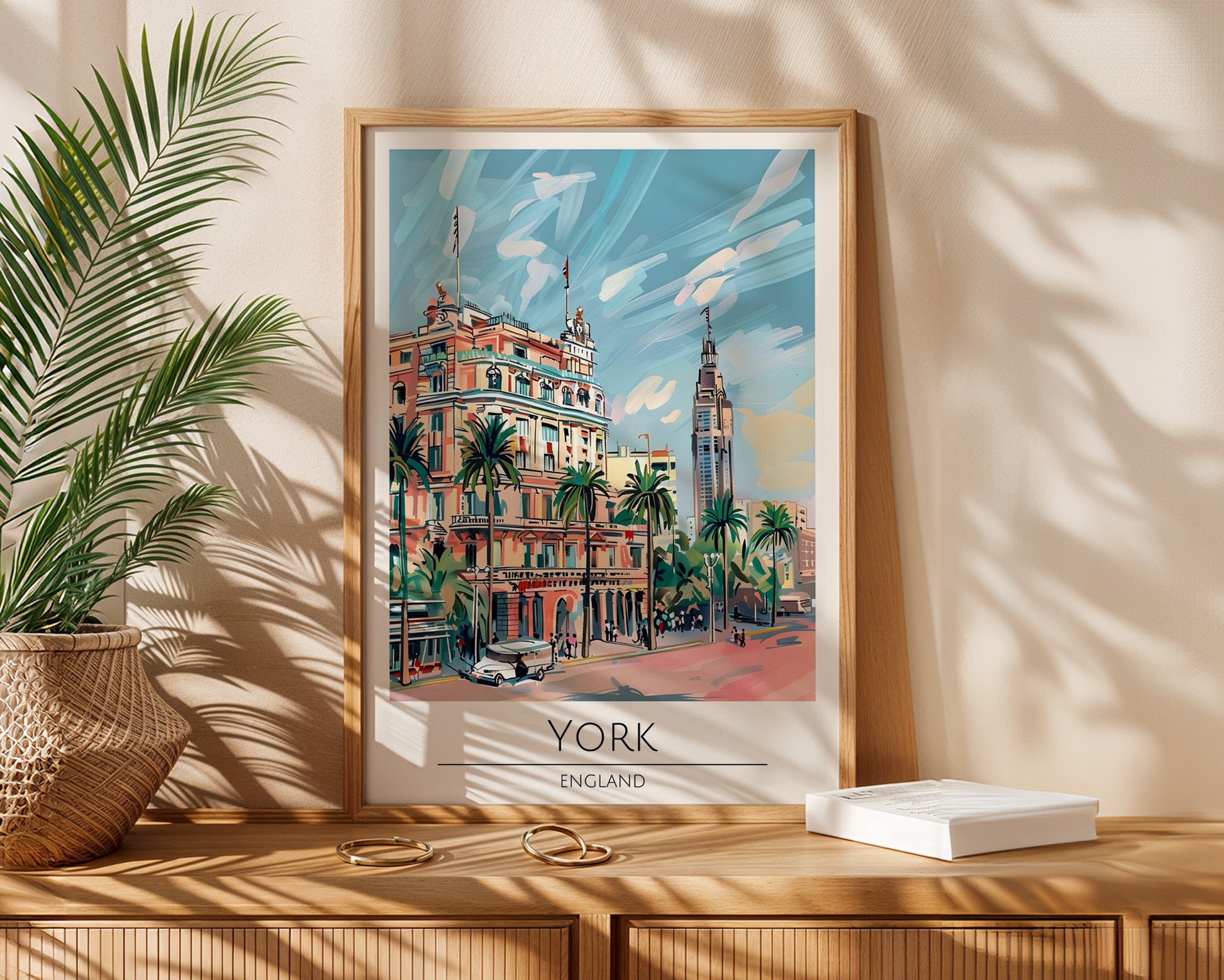 York England Travel Poster - GroovyGrove