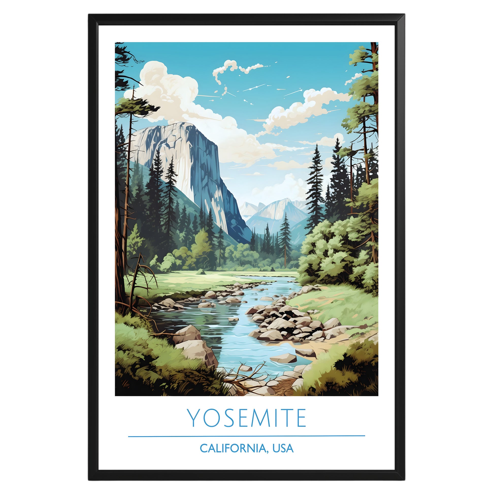 Yosemite National Park California Poster - GroovyGrove