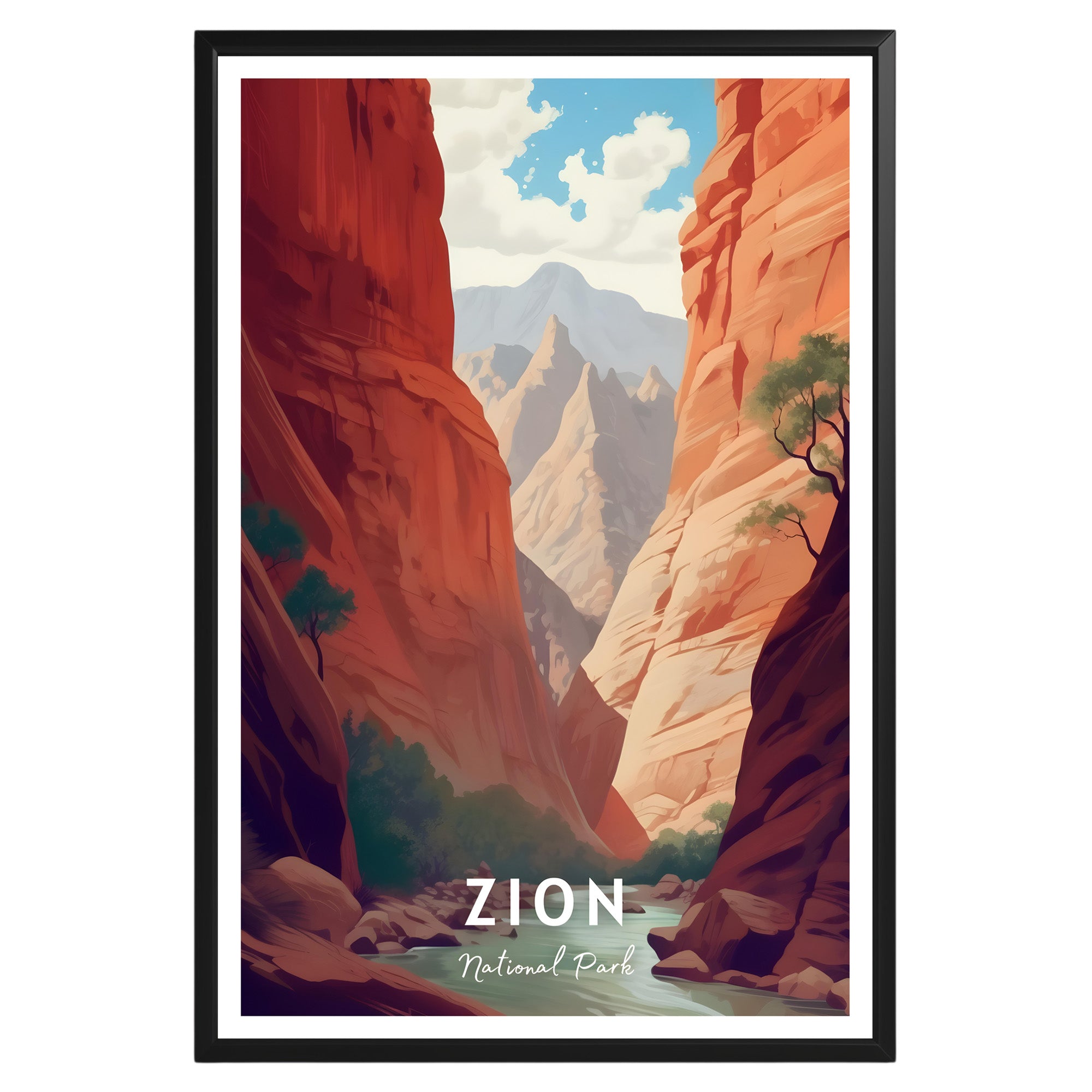 Zion National Park Poster - GroovyGrove