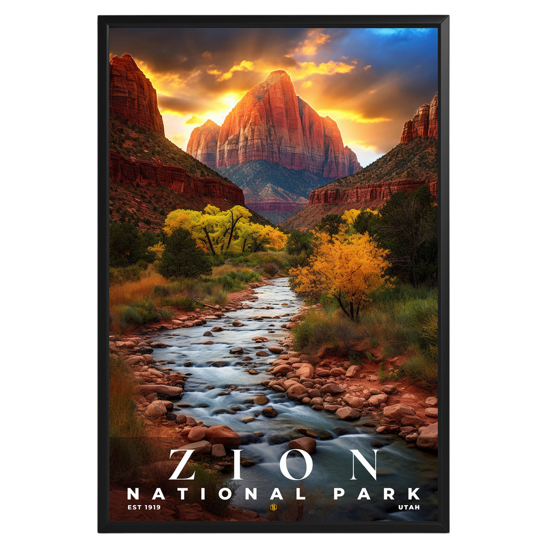 Zion National Park Poster - GroovyGrove