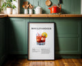 Boulevardier Cocktail Recipe Poster - GroovyGrove