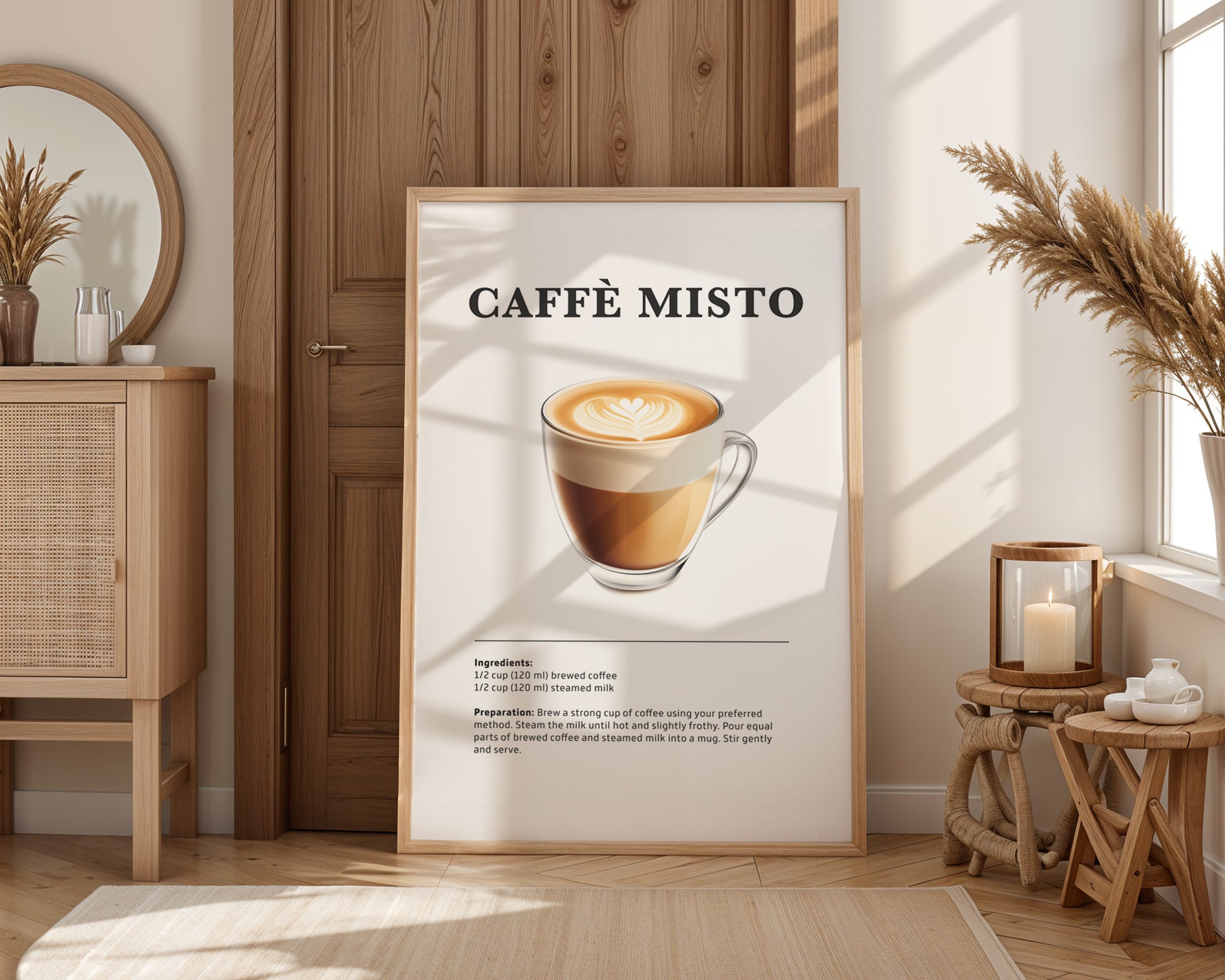 Misto Coffee Recipe Poster - GroovyGrove