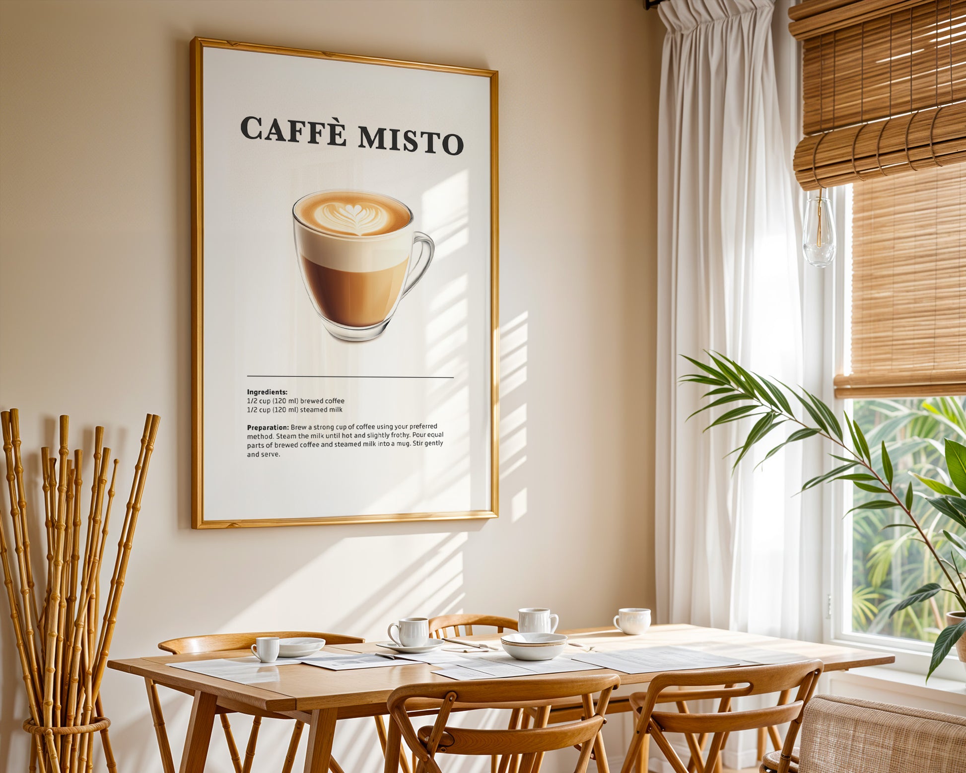 Misto Coffee Recipe Poster - GroovyGrove