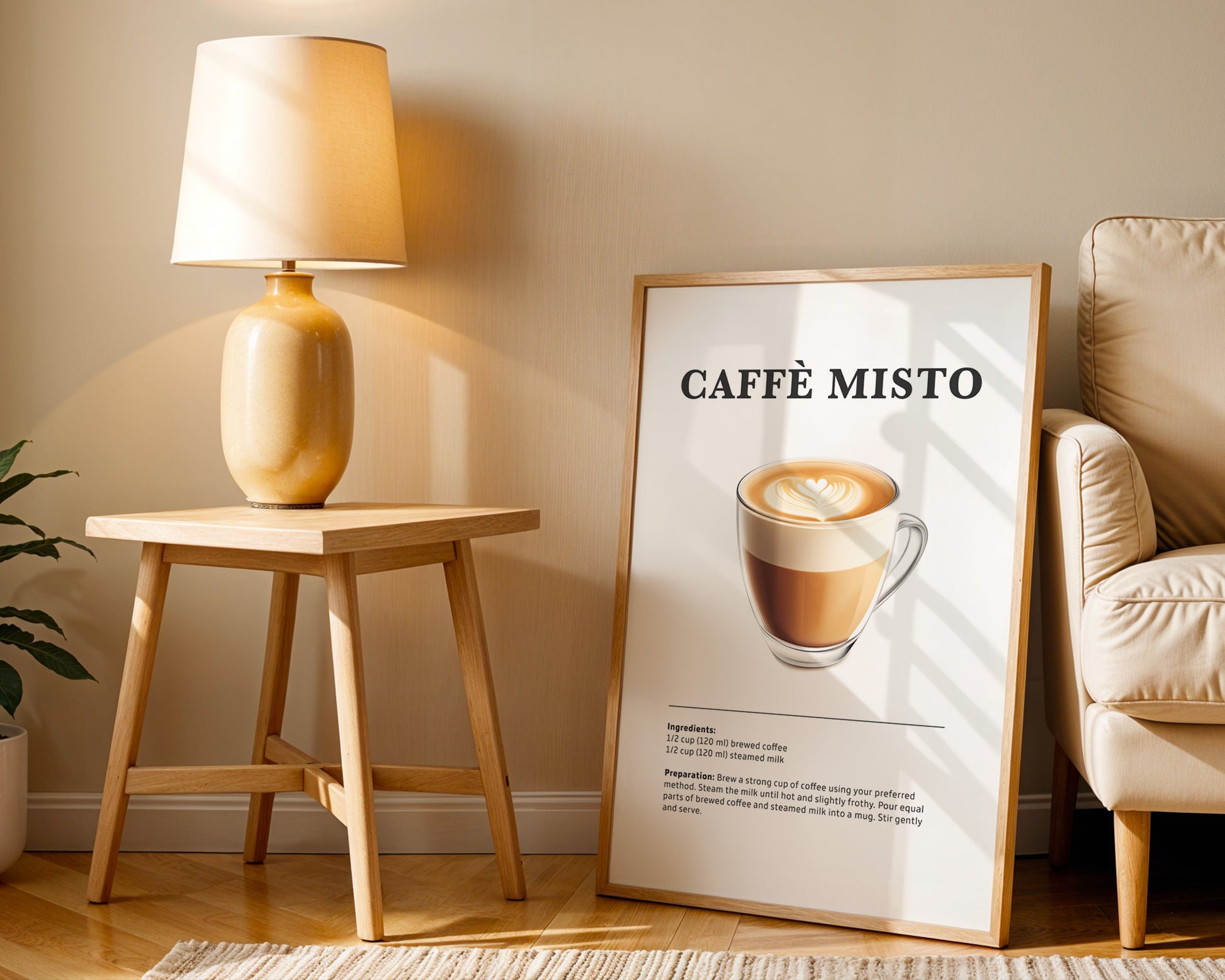 Misto Coffee Recipe Poster - GroovyGrove