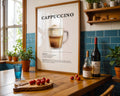 Cappuccino Coffee Recipe Poster - GroovyGrove