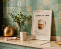 Cappuccino Coffee Recipe Poster - GroovyGrove