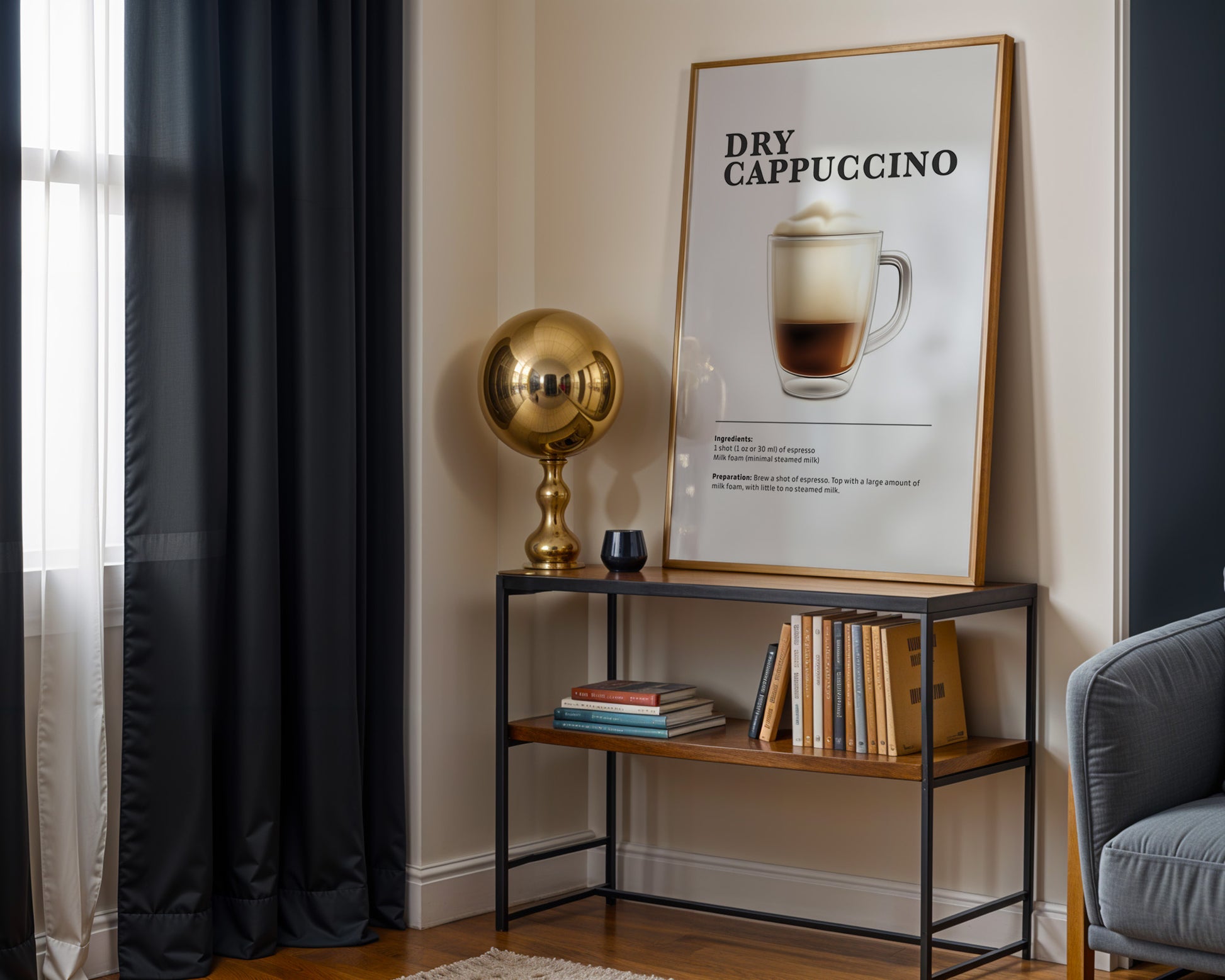 Dry Cappuccino Coffee Recipe Poster - GroovyGrove