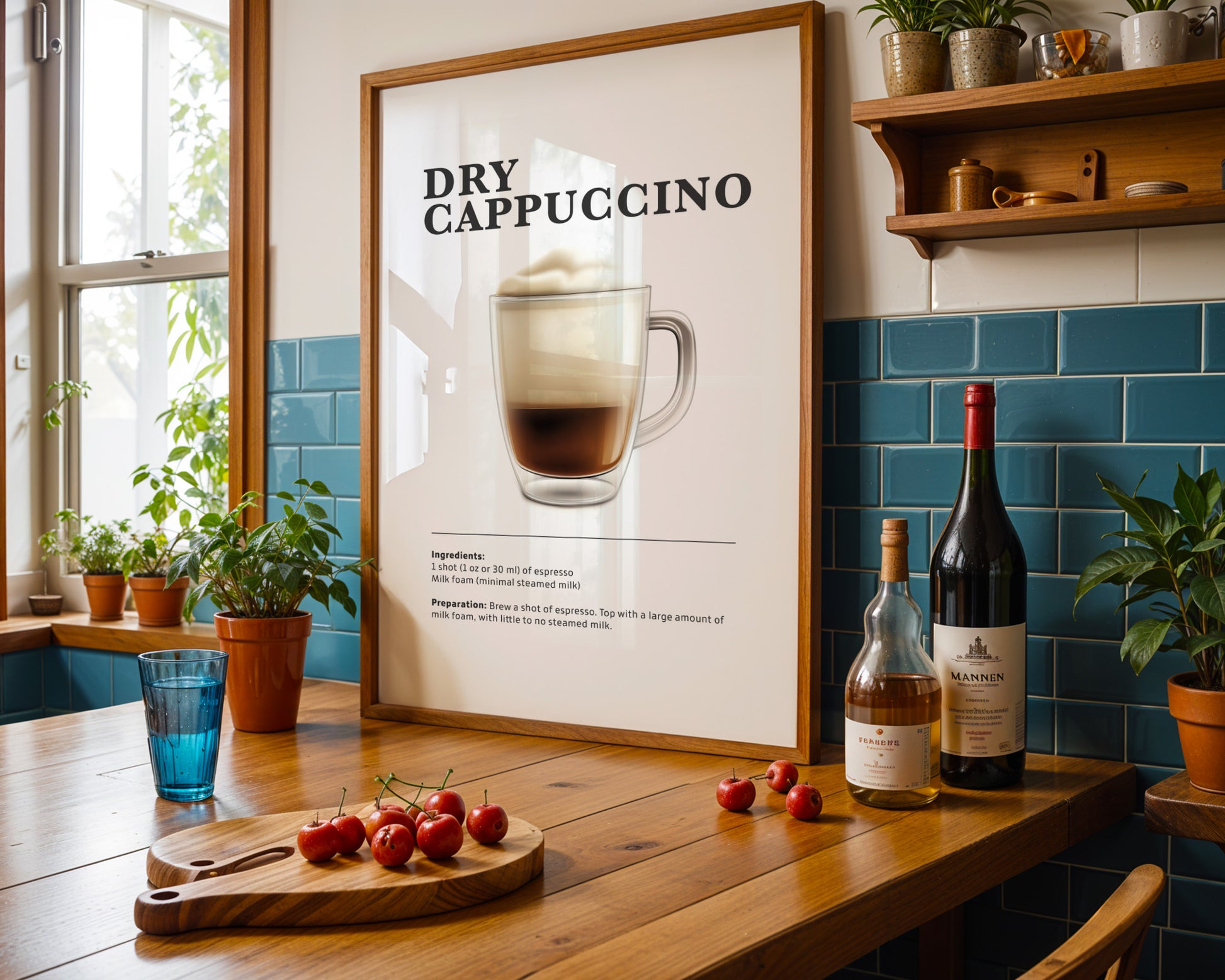 Dry Cappuccino Coffee Recipe Poster - GroovyGrove