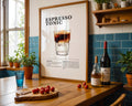 Espresso Tonic Coffee Recipe Poster - GroovyGrove