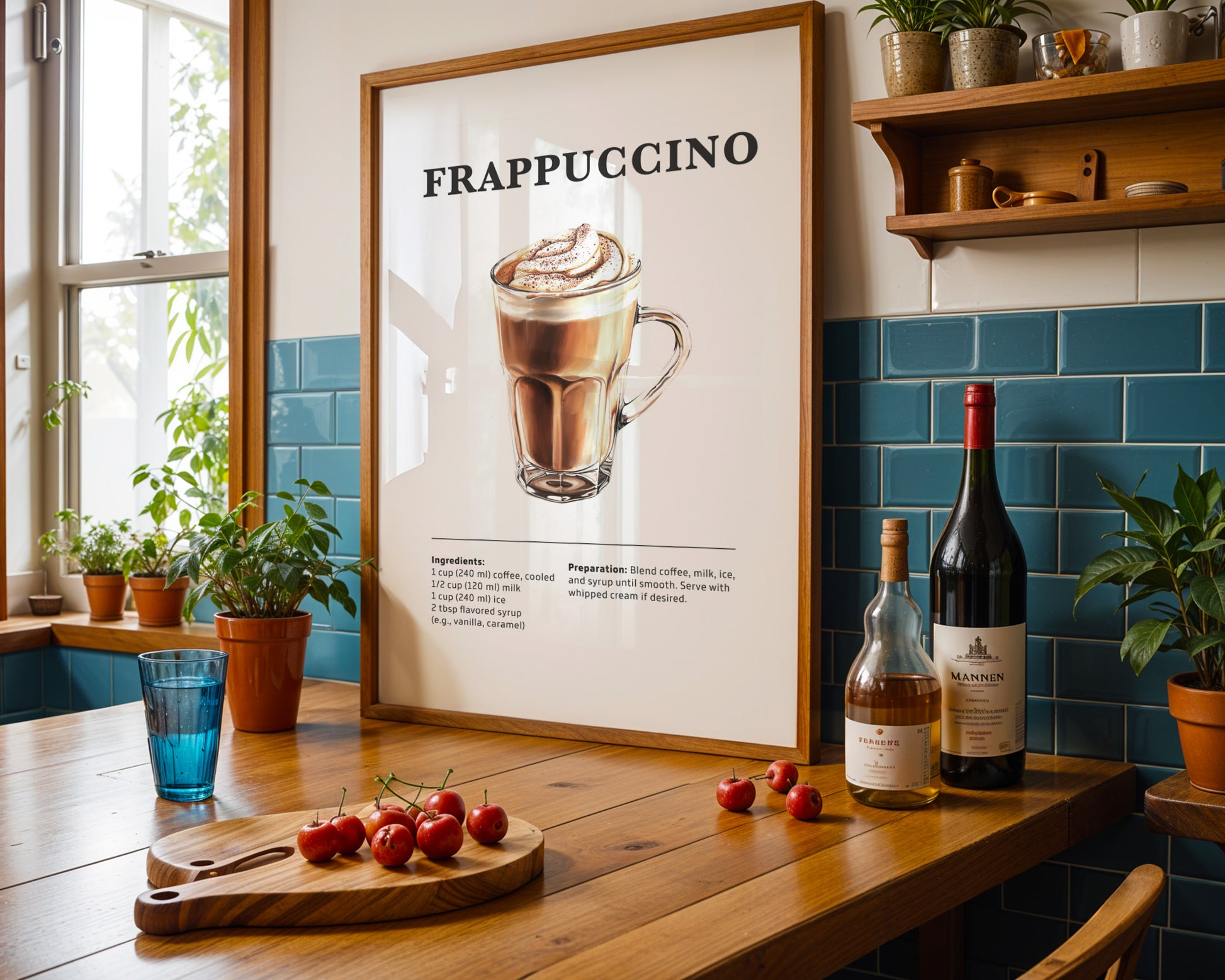 Frappuccino Coffee Recipe Poster - GroovyGrove