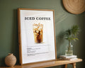 Iced Coffee Recipe Poster - GroovyGrove