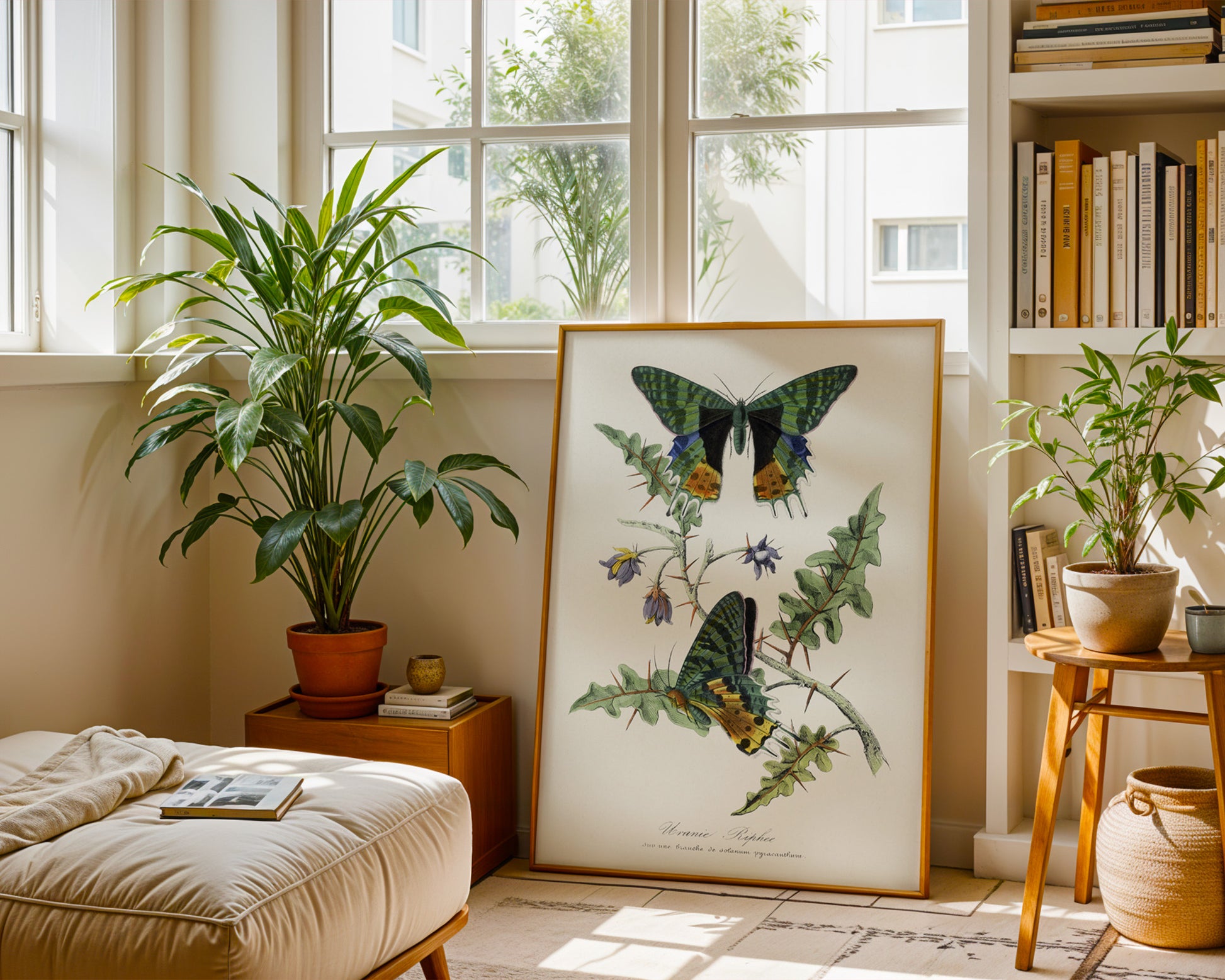 Vintage Butterfly Botanical Poster - GroovyGrove