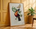 Vintage Toucan Botanical Poster - GroovyGrove