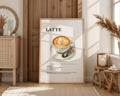 Latte Coffee Recipe Poster - GroovyGrove