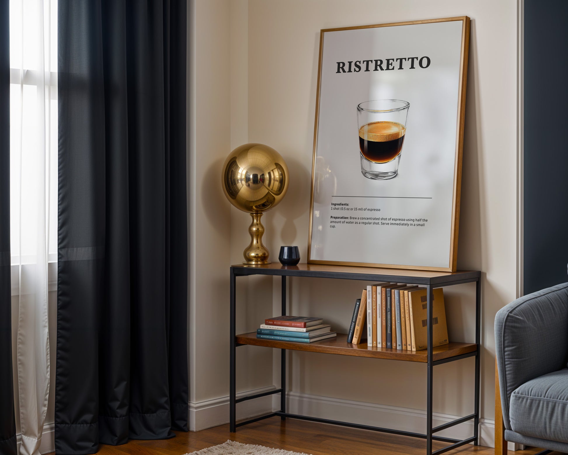 Ristretto Coffee Recipe Poster - GroovyGrove