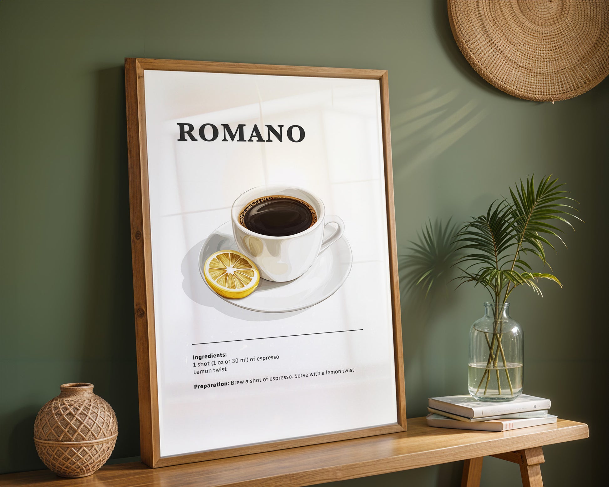 Romano Coffee Recipe Poster - GroovyGrove